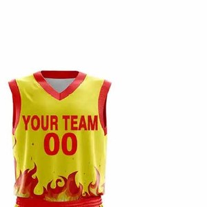 Shorts de basketball rouges pour hommes, taille élastique, respirants, extensibles dans quatre directions, anti-humidité, coupe-vent, en polyester écologique, pour l'été - Product Image 3
