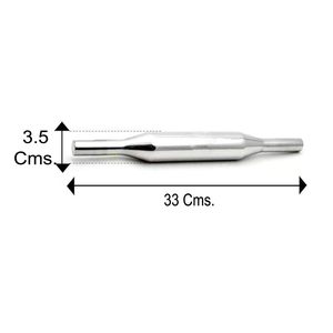 Rouleau à pâtisserie en acier inoxydable antiadhésif pour chapati, pizza, pâtisserie - Product Image 5