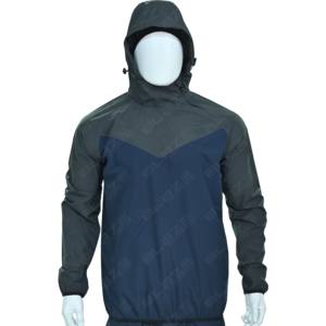 Chaqueta con Capucha Personalizada con Cremallera Completa para Hombre, Nueva Chaqueta Deportiva de Moda para Correr, Chaqueta Cortavientos de Algodón a Cuadros con Cremallera, Fabricación Propia - Product Image 1
