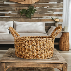 Cestas de Mimbre y Pasto Marino Hechas a Mano en Vietnam al por Mayor, Almacenamiento Atemporal con Diseño de Perchero, Artesanía Vietnamita - Product Image 2