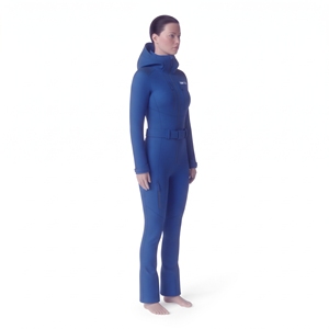 Mono de esquí impermeable para mujer, cortavientos, cálido, con capucha y cremallera, de una pieza, para deportes de nieve y actividades al aire libre - Product Image 3