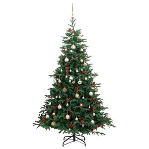 Sapin de Noël Artificiel Articulé avec 300 LED et Ensemble de Boules 180 cm pour une Décoration Festive - Product Image 4