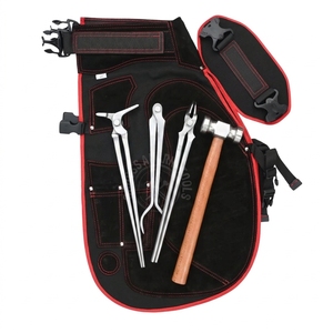Juego de Herramientas de Herrador y Delantal de Cuero para Herrador, Pantalones de Gamuza, Pinzas para Herraduras, Martillo Redondo, Alicates para Herraduras, Kit de Herramientas Portátil - Product Image 1