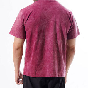 Vêtements décontractés écologiques, légers, respirants et confortables pour hommes, t-shirts effet délavé pour les aventures et l'usage en plein air - Product Image 3