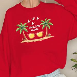 Sudaderas mujer Palm VACATION Mode tema tropical - Product Image 2