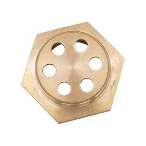 Élément chauffant électrique à bride robuste en laiton poli Lucky Brass, 2 pouces BSP, 6 trous, pour tuyaux de 8,5 mm, usage en construction - Product Image 5