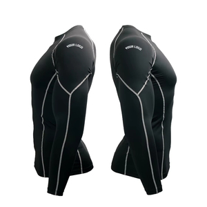 Vente en gros de chemises de compression pour hommes de haute qualité, imprimées et entièrement personnalisées, à séchage rapide et respirantes - Product Image 2