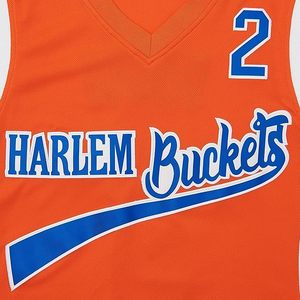 Camiseta de Baloncesto para Hombre # 2 ropa de fiesta de hip-hop de color naranja Uncle, tallas S-3XL - Product Image 2