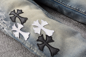 Jean en denim pour homme, taille personnalisée, logo, tissu à séchage rapide, nouvelle tendance, vêtement décontracté, prix de gros OEM 2026 - Product Image 3