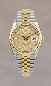 Reloj Mecánico de Lujo de Dos Tonos de Alta Calidad, Esfera con Motivo Champán, Índices Luminosos, Edición Limitada, Cierre Oculto, Estilo Hip Hop - Product Image 5