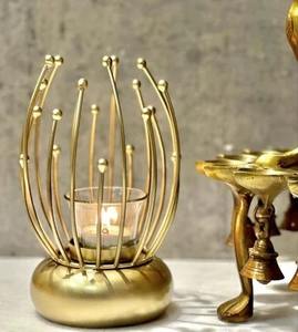 Quemador de incienso de metal con diseño grabado a mano, juego con tapa de taza de acero inoxidable y bandeja martillada para meditación y aromaterapia en el hogar. - Product Image 5