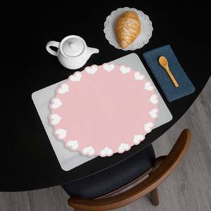 New Design 100% Cotton <b>place</b> <b>mats</b> Traditional Embroidery Design Dining Table <b>Place</b> <b>mats</b> for Valentine - Product Image 2