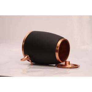 Luxury Matte Black Pure <b>Copper</b> Water Dispenser <b>Copper</b> Matka with Leak-Proof Tap for Modern Kitchen & Home Decor Low Price - Product Image 3