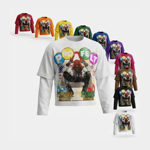 Camiseta de Hombre 2026 al por Mayor, Estilo Vintage Lavado, Transpirable, de Secado Rápido, Manga Corta, Cuello Redondo, Hip Hop, Felpa, Ropa Urbana - Product Image 1