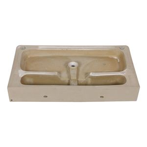 Lavabo de Baño de 31.5 Pulgadas con Consola, Lavabo de Cerámica Blanco con Rebosadero y Patas Negras - Product Image 4