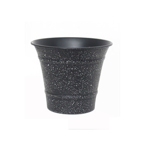 Modern Decorative Planter <b>Pot</b> with Durable Metal Construction for Indoor Outdoor Plant Decoration - Product Image 3