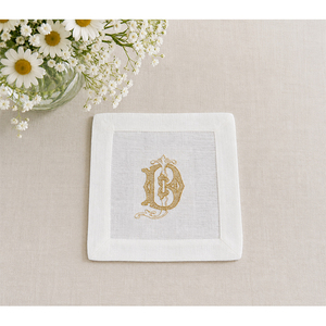 Posavasos de Lino Bordados de Primera Calidad |   Posavasos Decorativos para Bebidas para Hoteles y Restaurantes - Product Image 2
