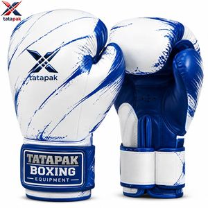 Guantes de Boxeo MMA para Adultos, Personalizables, de Cuero Vacuno de Alta Calidad, Secado Rápido, Ligeros, Transpirables, con Cierre de Gancho y Bucle - Product Image 6