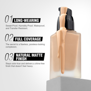 รองพื้นเนื้อลิควิด OEM Natural Glow เนื้อเนียนบางเบา รับผลิตแบรนด์ส่วนตัว - Product Image 6