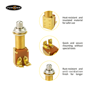 Interruptor de botón impermeable de respuesta rápida, muy vendido, adecuado para instalaciones eléctricas marinas - Product Image 3
