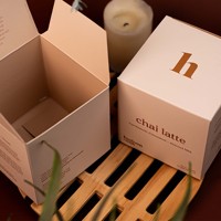 Boîte de parfum cosmétique de luxe personnalisée imprimée sur mesure, recyclable, avec pelliculage brillant, emballage en papier haute résolution pour baume capillaire botanique Bliss