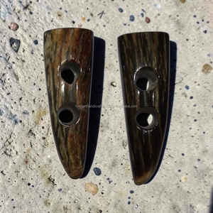 Handcrafted Black Buffalo Horn <b>Toggles</b> Durable Natural Garment Fasteners for Coat Jacket And Clothing At Best Price - Product Image 5