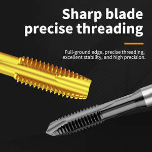 <span class=keywords><strong>Taraud</strong></span> à pointe spirale standard BSW/UNC M12/HSSG, <span class=keywords><strong>taraud</strong></span> de machine 1/4-20 UNC pour le filetage de l'acier inoxydable - Product Image 4