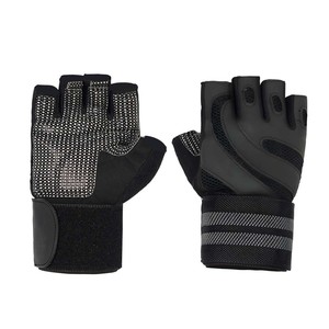 Heated Breathable Non-Slip Workout <b>Gloves</b> with Wrist Wrap Support for Gym - Product Image 4