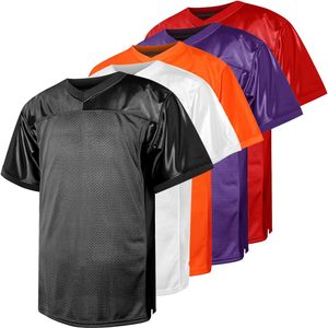 เสื้อฟุตบอลชายคอวีสีน้ำเงินรอยัล แขนสั้น ผ้าโพลีเอสเตอร์ระบายอากาศได้ดี สำหรับผู้ใหญ่ - Product Image 5