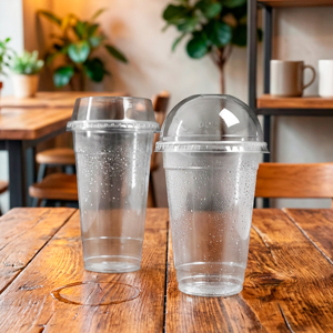 QUANG QUAN Round Single Wall Disposable Transparent PP <b>Cups</b> 500ml/700ml Capacity 95mm Diameter <b>Cold</b> Takeaway Coffee <b>Cups</b> - Product Image 4