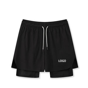 Pantalones Cortos Blancos de Lona Ecológica para Hombre, Tallas Grandes, con Cordón Ajustable, Capa Interior de Malla de Spandex/Poliéster, Diseño Perforado, Cintura Media - Product Image 4