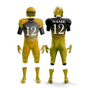 Maillot de football américain de haute qualité, fabriqué en tissu 100 % polyester respirant, pour adultes unisexes, entraînement et matchs officiels d'équipe. - Product Image 3