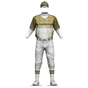 Uniformes de baseball classiques pour hommes, manches courtes, personnalisables, respirants, en maille, antibactériens, séchage rapide, vêtements de sport pour club et groupe - Product Image 1