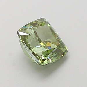 Diamant de laboratoire CVD vert vif fantaisie modifié taille coussin carré de 1,23 carat, clarté VS1, excellente taille, pierre précieuse de luxe pour bijoux - Product Image 4