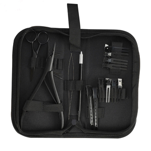 Premium Commercial 10pcs Hair Extension Tools Set <b>Micro</b> Links Tool & <b>Tape</b> Plier Customized Logo Welcomed - Product Image 5