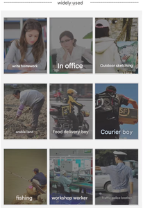 Ventilador de Mano HADATA F8, Ventilador Portátil Silencioso, Mini Ventilador de Bolsillo Recargable por USB para Estudiantes - Product Image 3