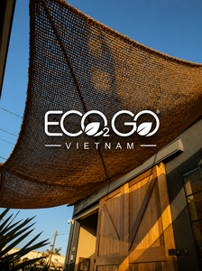 Voile d'ombrage rectangulaire en fibre de coco tissée, écologique, Eco2go Vietnam |   Protection solaire naturelle respirante pour balcon et plage - Product Image 3