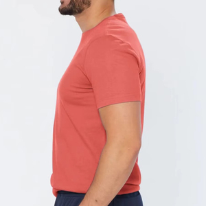 T-shirts pour hommes personnalisés OEM, respirants, tricotés sur le devant, impression personnalisée, faible MOQ, design personnalisé, logo de marque personnalisé - Product Image 4