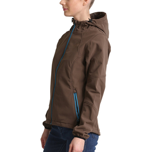 Chaquetas Softshell Deportivas al por Mayor para Mujer, con Logotipo Personalizado, Transpirables, de Secado Rápido, Chaqueta de Invierno para Mujer - Product Image 2