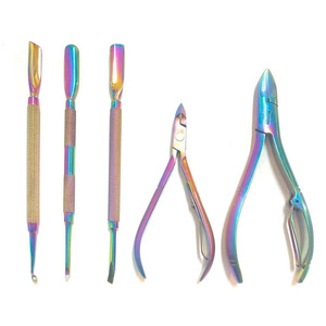 Stainless Steel Care Tools and Organizer Complete <b>Nail</b> Care Grooming <b>Set</b> for Home Salon and Travel Purposes Travel Manicure Kit - Product Image 3