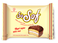 Meilleur prix fabricant Vietnam Nouveauté Biscuits, gâteaux et pâtisseries au chocolat, au cacao et à la crème, délicieux, moelleux, durée de conservation 12 mois, en boîte, en vrac