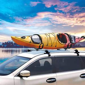 Universal HD <b>Kayak</b> <b>Roof</b> <b>Rack</b> J Bar 1 Pair <b>for</b> Car SUV Crossbar Top Mount Surf Ski Canoe Boat <b>Roof</b> Carrier - Product Image 1