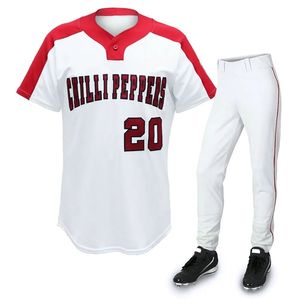 Orange <b>Baseball</b> Jersey With White Pants Team Name Print Moisture Wicking Polyester Men's Uniform Short Sleeve Button Fly Design - Product Image 3