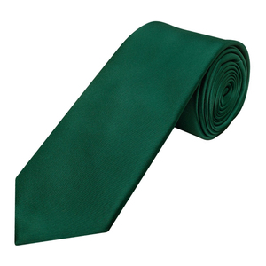 เนคไทผ้าซาตินไมโครไฟเบอร์ทอแบบแจ็คการ์ดสีพื้นเรียบสำหรับผู้ชาย ปรับแต่งได้  ผ้าโพลีเอสเตอร์  ขนาดยาวพิเศษ สีพื้น - Product Image 1