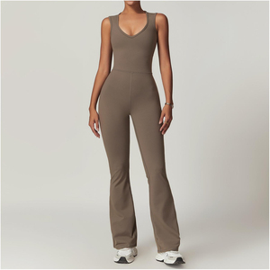 wholesale fitness <b>jumpsuit</b> women supplier custom logo performance compression <b>jumpsuit</b> manufacturer private label four way - Product Image 6