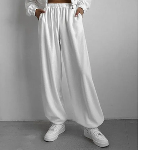 Ensemble de vêtements de sport de haute qualité à manches longues avec fermeture éclair, sweat à capuche, pantalon large à cordon de serrage, séchage rapide, 2 pièces - Product Image 4