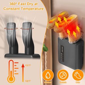 Asciugascarpe e Scaldastivali Portatile con 3 Impostazioni di Timer per Stivali Bagnati, Guanti, Cappelli e Indumenti - Product Image 3