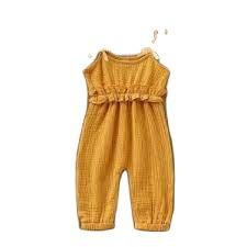 2023 nuevo mono Floral de alta calidad para niños y niñas al por mayor estilo dulce de verano para niños pequeños - Product Image 2