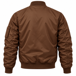 Chaqueta Bomber Oversize para Hombre, Estilo Urbano Moderno, Diseño Personalizado, Cierre de Cremallera, Chaqueta Casual de Moda, Fabricante Mayorista - Product Image 2