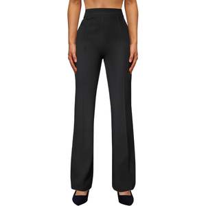 2025 femmes taille haute Bootcut Flare pantalon extensible décontracté bureau d'affaires pantalon Cargo pantalon Style - Product Image 2